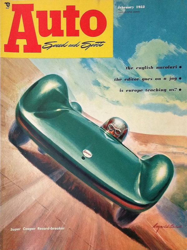 Auto Speed Sport Feb February 1952