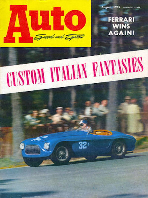 Auto Speed Sport Aug August 1952